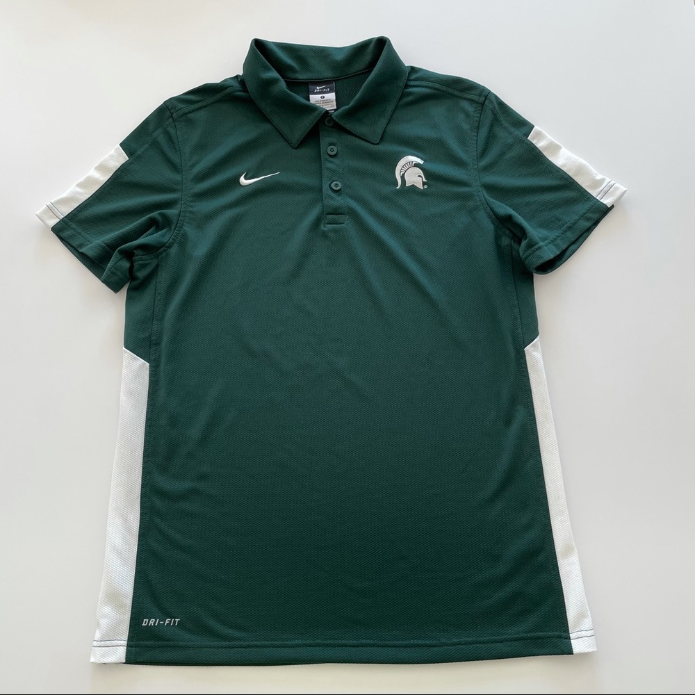 Nike Michigan State Dri-Fit Golf Polo